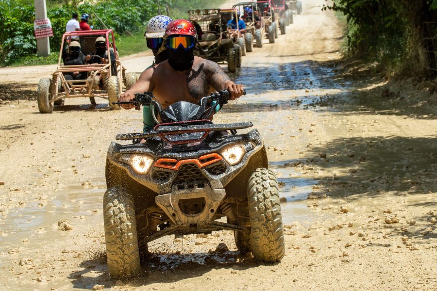 ATV Adventure to Macao Beach: Culture, Beach and Caves from Uvero Alto